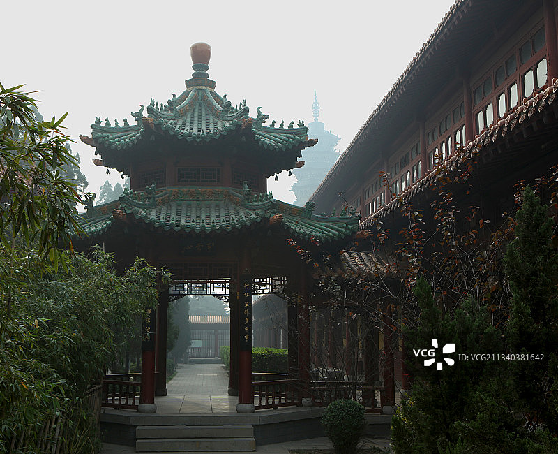 中国河北石家庄赵县柏林禅寺图片素材