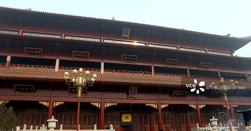 中国河北石家庄赵县柏林禅寺图片素材