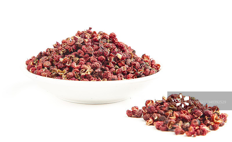 白底上的麻椒图片素材