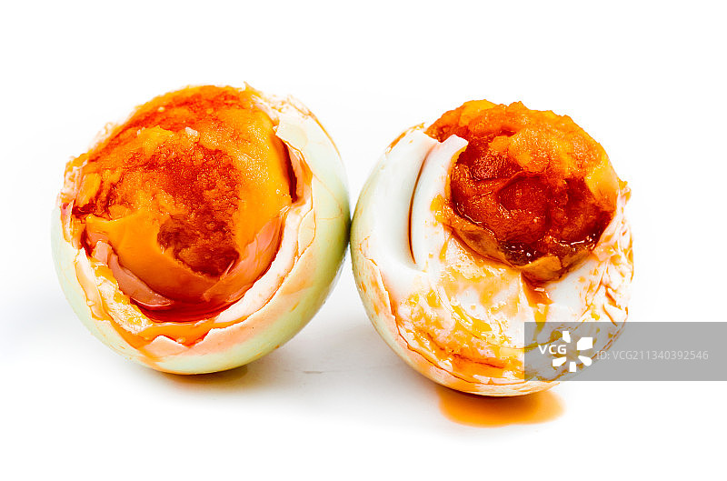 白底上的咸鸭蛋图片素材