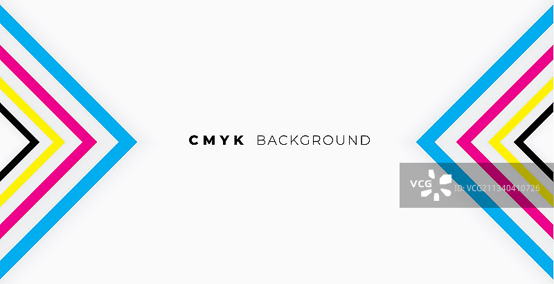 扁平风格CMYK几何线条背景图片素材