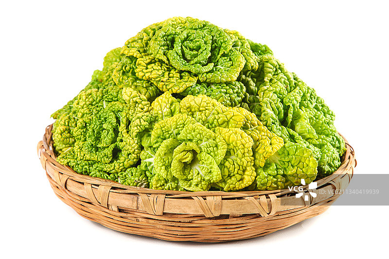 篮子里装着乌塌菜图片素材