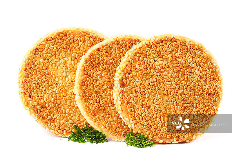 白底上放着黄石港饼图片素材