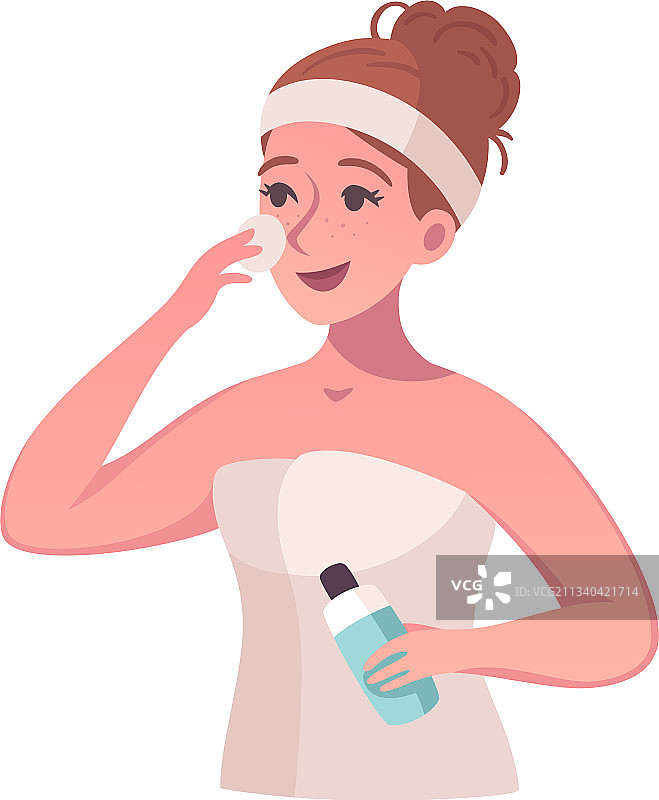 女人涂抹润肤露图片素材