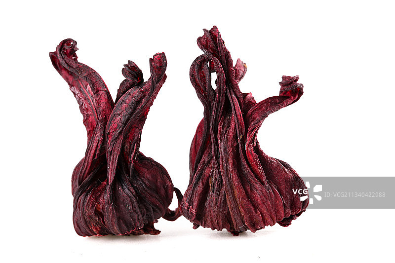 白底上放着云南洛神花图片素材