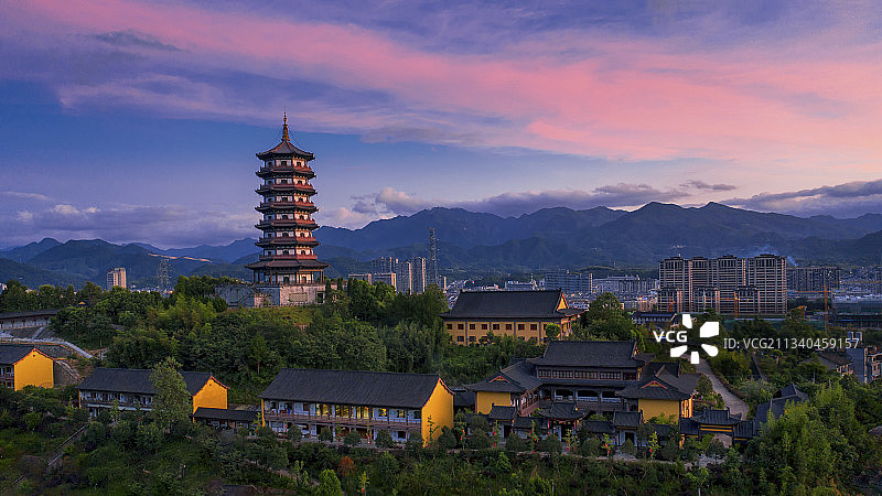 龙泉崇仁寺图片素材