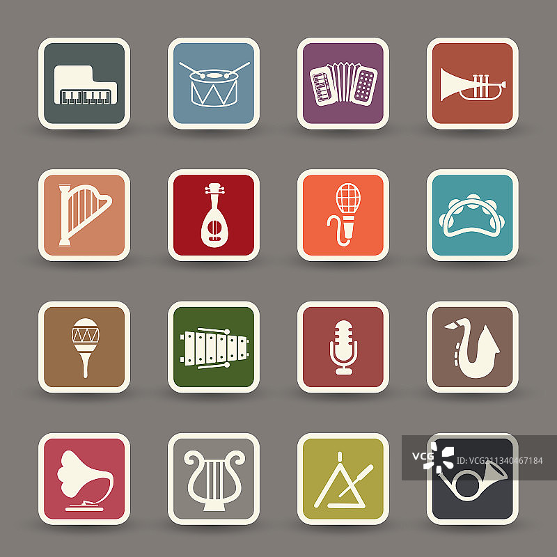 音乐图标合集图片素材