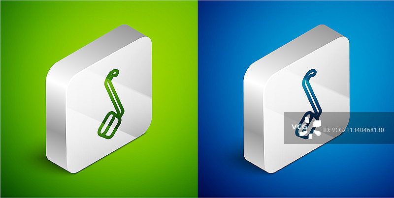 2.5D线条桑拿勺子图标图片素材