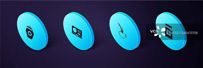 2.5D蜂蜜罐与蜂蜜勺图片素材