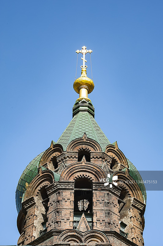 2011-09-05中国，黑龙江省，哈尔滨市，圣.索菲亚教堂图片素材