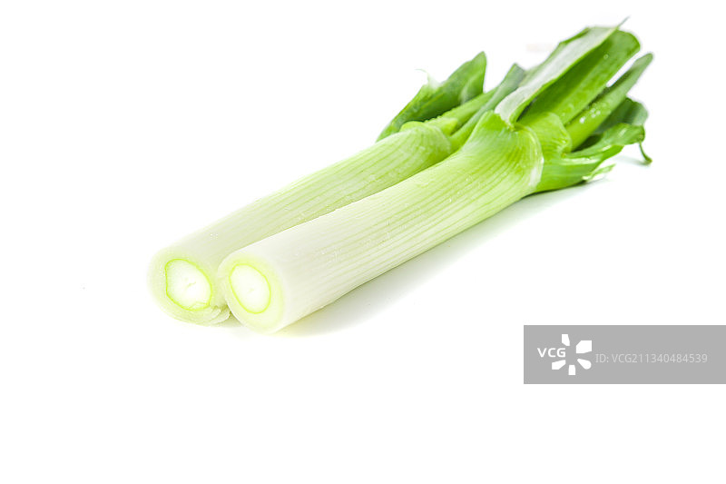 白底上的大葱图片素材