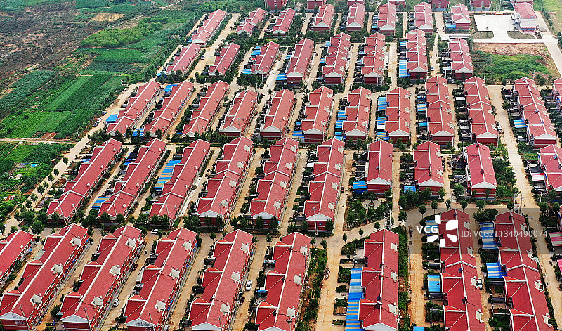 山东省枣庄市山亭区新农村风貌图片素材