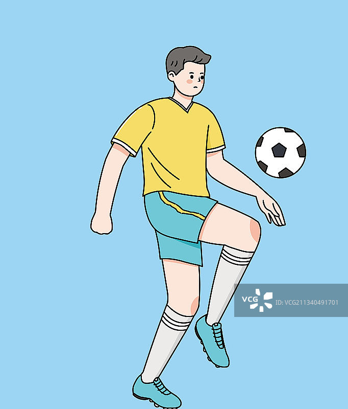 踢球的男孩图片素材