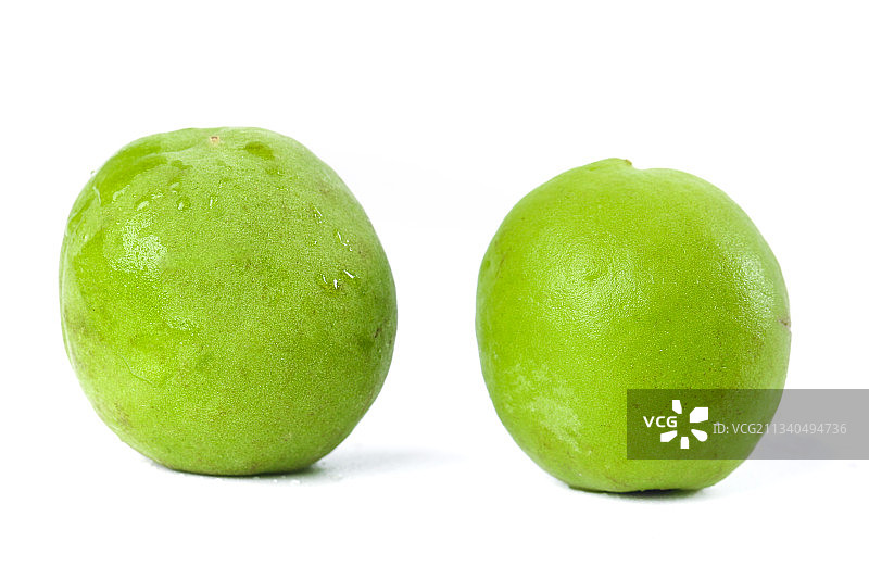 白底上的青梅图片素材