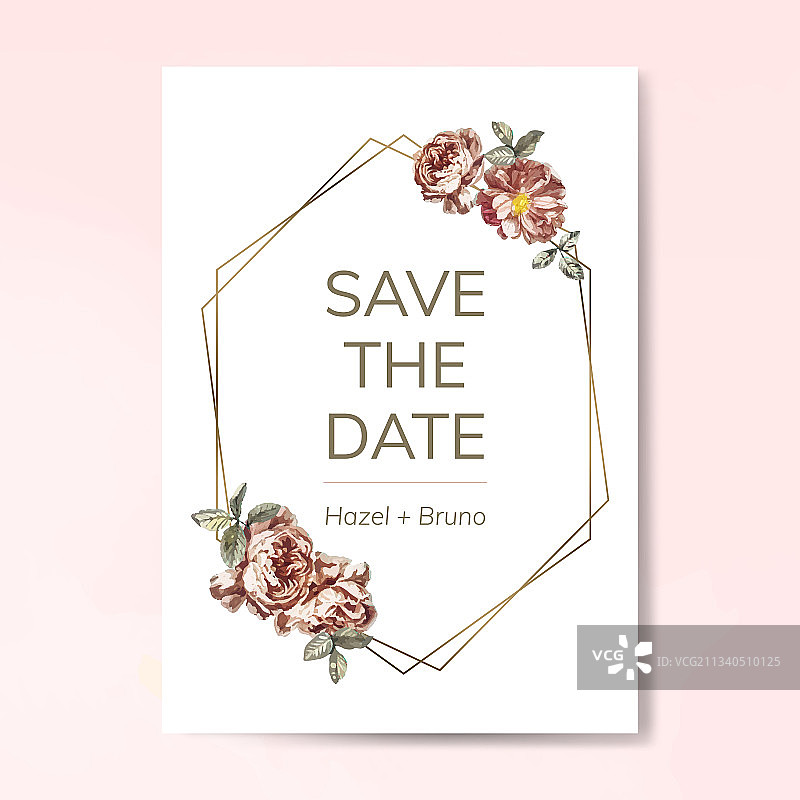 保存日期卡片模型图片素材