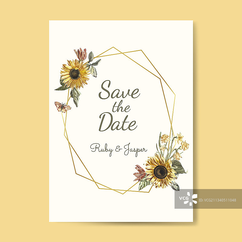 婚礼请柬样机图片素材