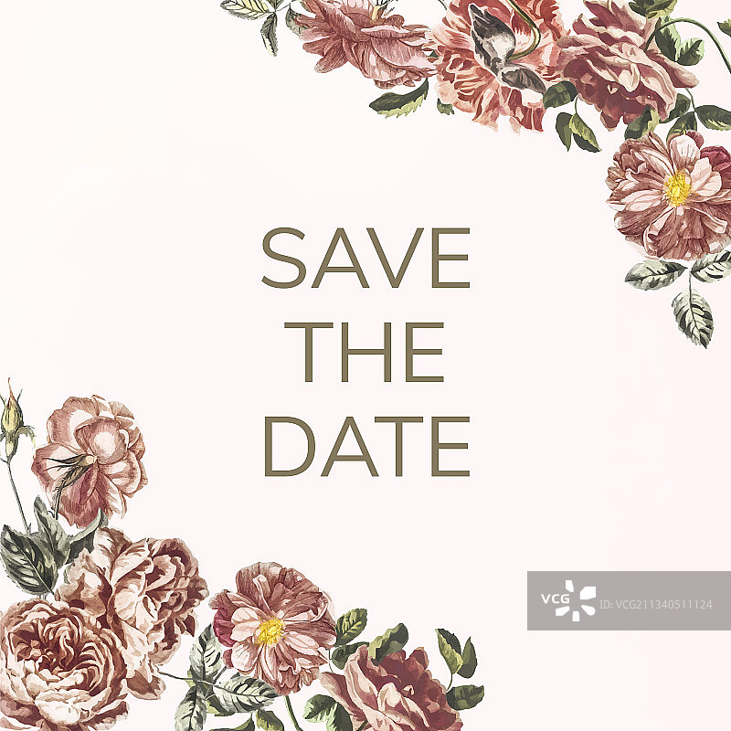 保存日期邀请函图片素材