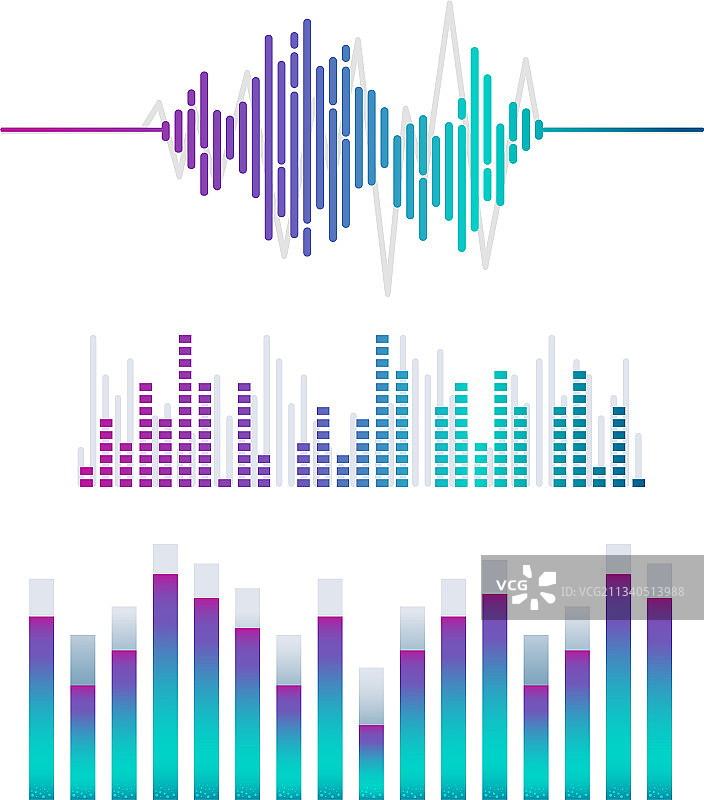 声波均衡器设计合集图片素材