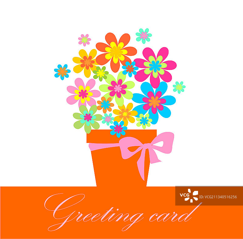 花束贺卡图片素材