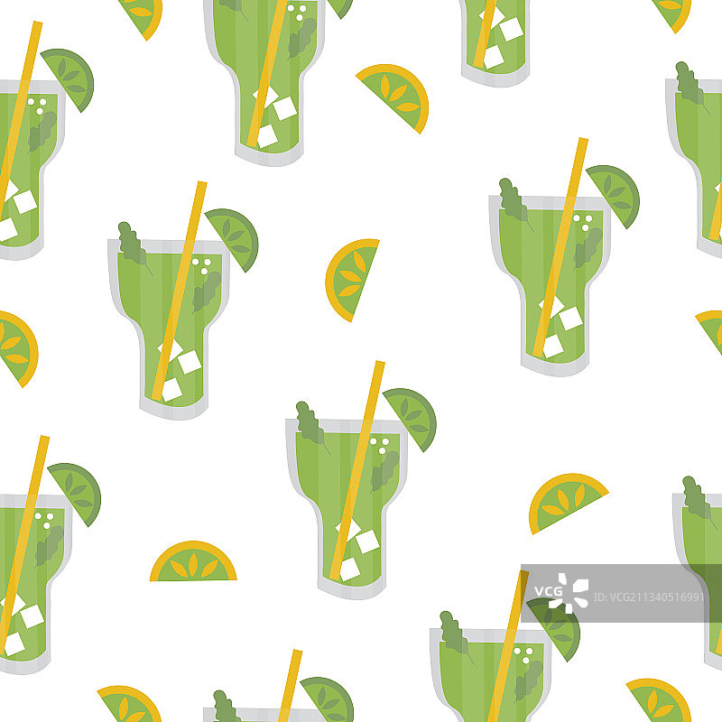 冰镇薄荷青柠莫吉托图片素材