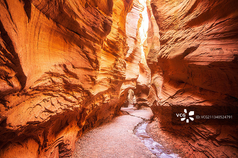 陕西甘泉雨岔大峡谷图片素材