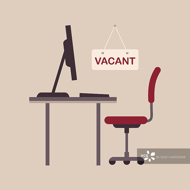 空置的概念办公室椅子图片素材