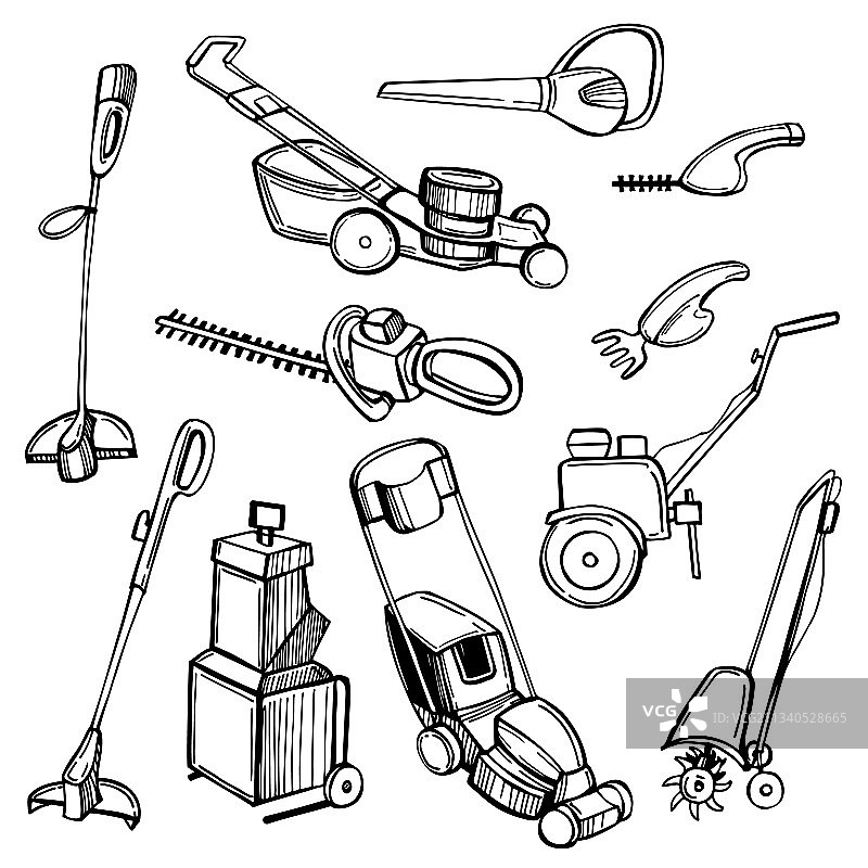 电动园林设备图片素材