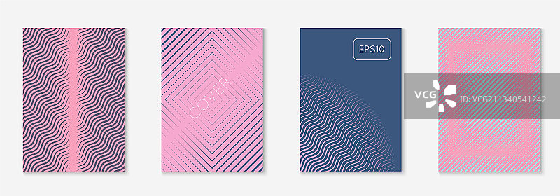 带有几何线条的极简主义潮流封面图片素材