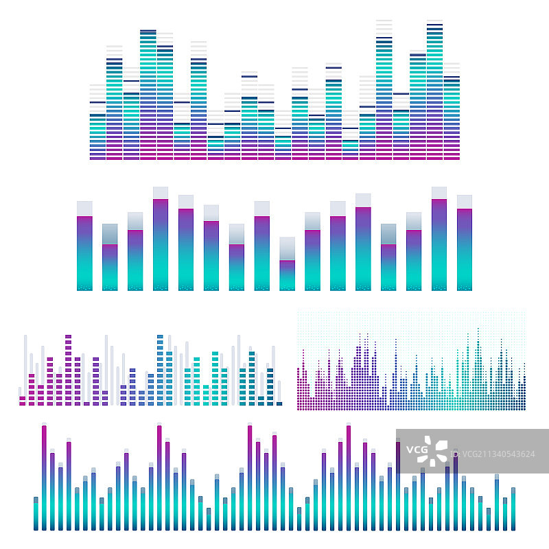 声波均衡器设计合集图片素材