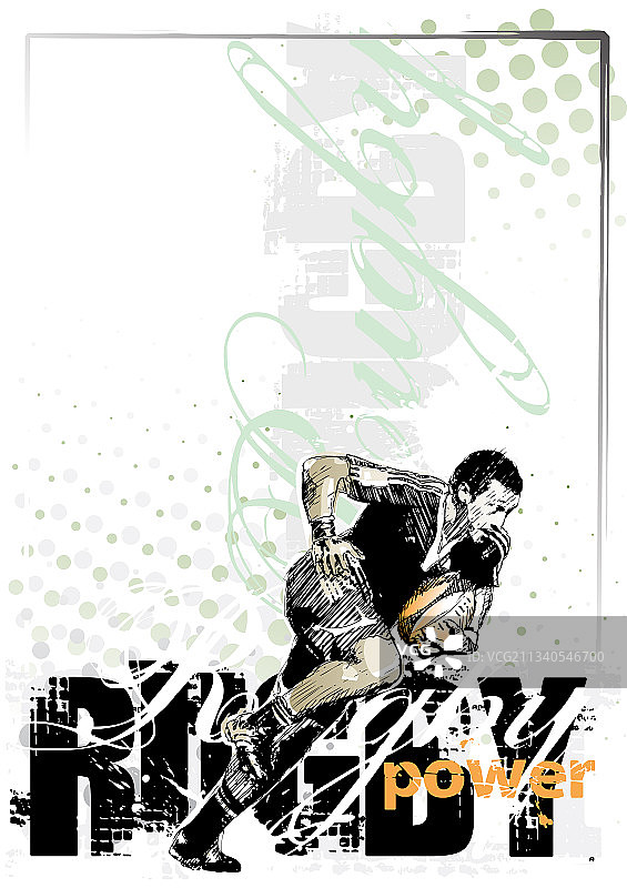 一组人在玩拼图图片素材