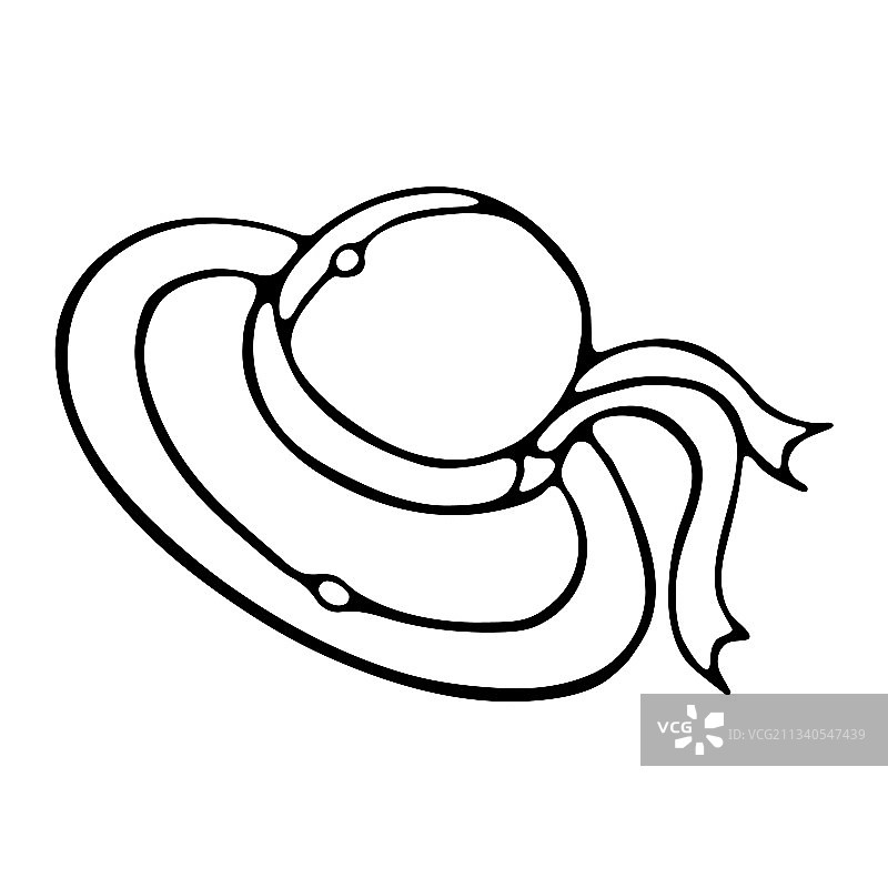 女士沙滩帽图片素材