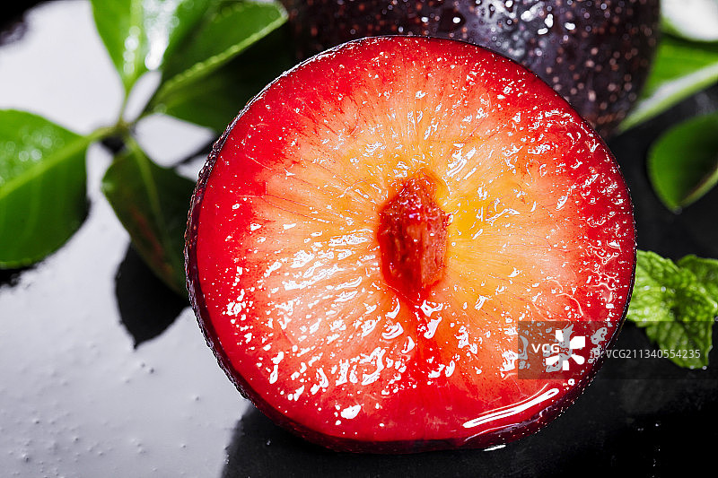 黑底上摆放着智利进口恐龙蛋图片素材