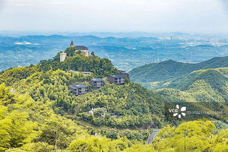 莫干山名片-裸心堡图片素材