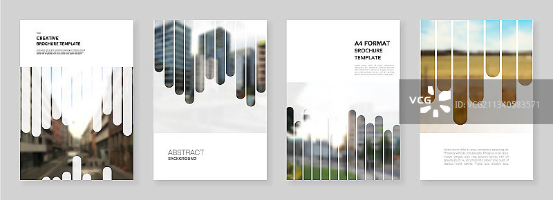 A4宣传册封面设计模板图片素材