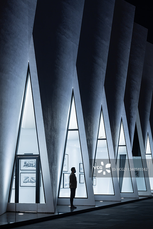 几何建筑图片素材