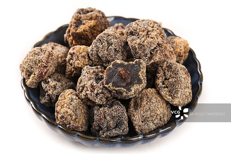 盘子里装着乌梅干图片素材