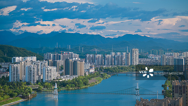 城市天际线风光图片素材