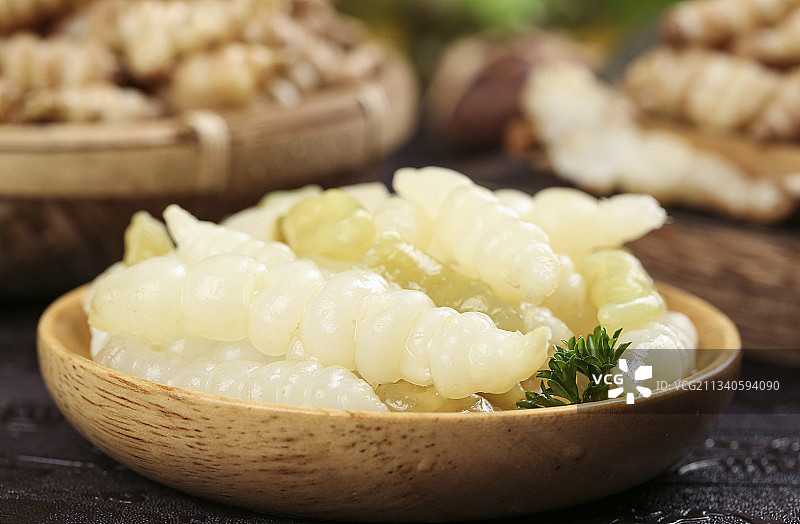 碗里放着宝塔菜图片素材