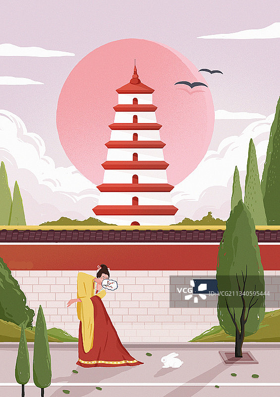 大雁塔图片素材