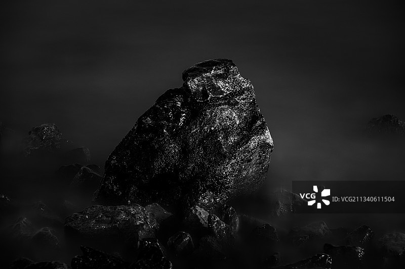 海边的石头图片素材