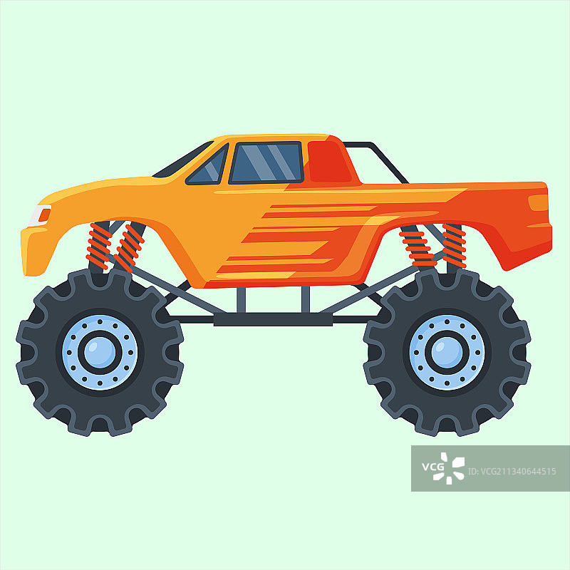 怪物汽车图标图片素材