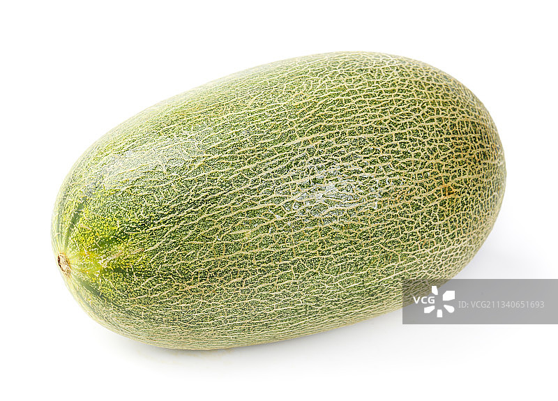 白底上放着新鲜哈密瓜图片素材
