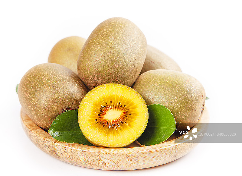 盘子里的新鲜猕猴桃图片素材