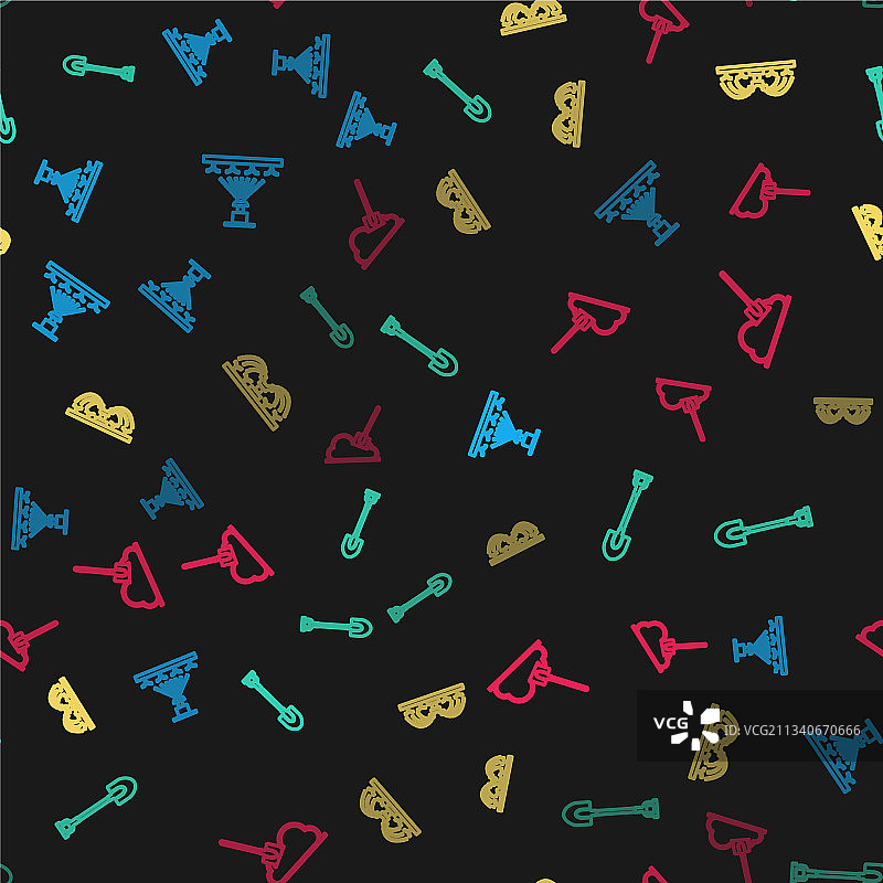 花园自动灌溉喷淋系统图片素材