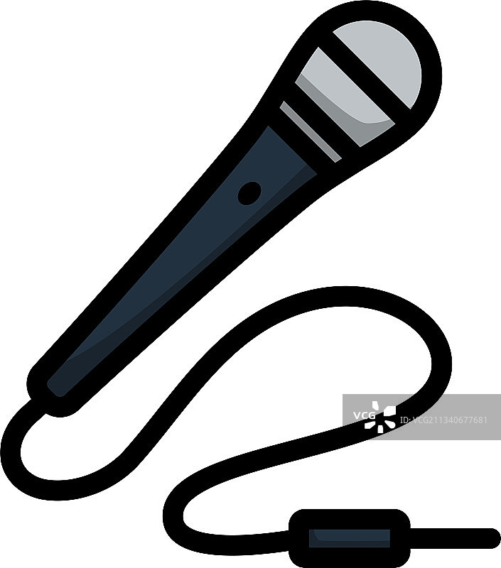 卡拉OK麦克风图标图片素材