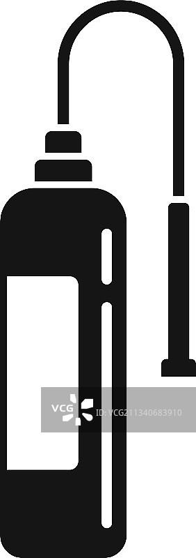 肥料氧气瓶图标简约风格图片素材