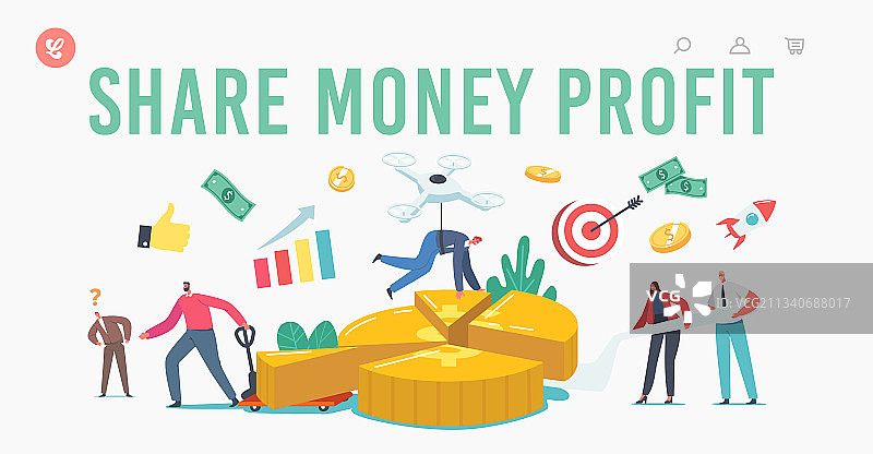 分享盈利引导页模板图片素材