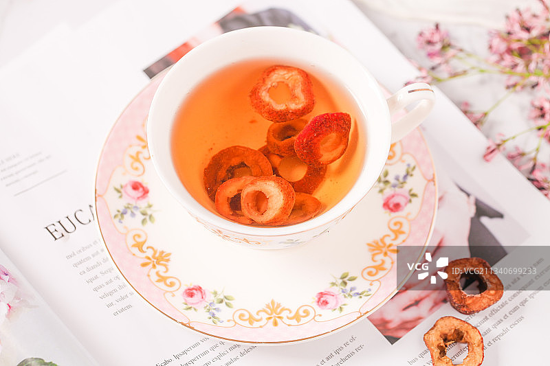 山楂片泡水图片素材