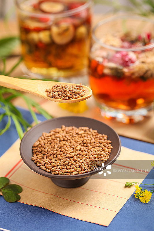 一盘苦荞麦图片素材