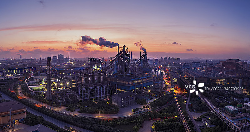 钢城朝霞江苏南京图片素材